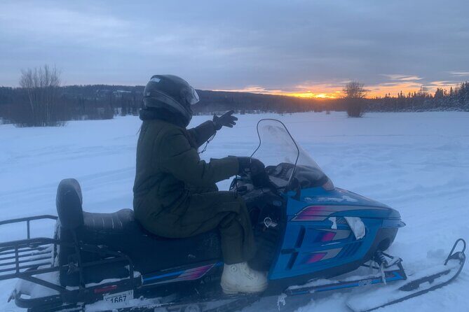 1 Hour Snowmobile Tour in Fairbanks Alaska - The Experience at the Golf Course