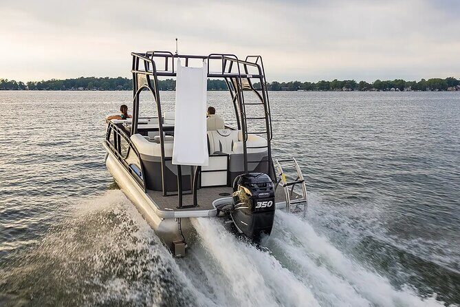 12 Hour Double Decker Pontoon With Slide On Yellow Lake - What to Expect on Your Day