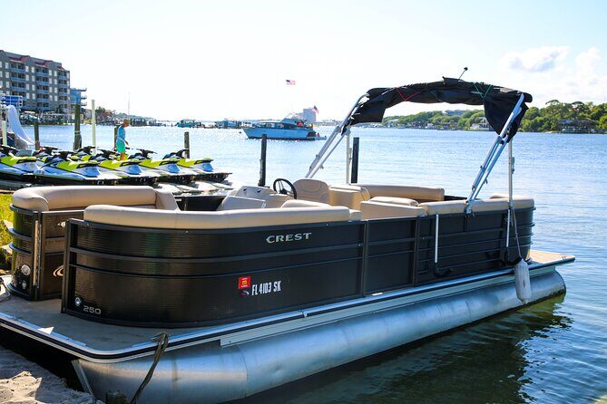 12 passenger Crab Island pontoon boat rental - The Value of a Private Water Day
