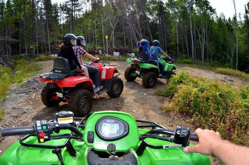 15 min. Tadoussac: Guided ATV tour excursion