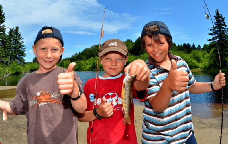 15 min. Tadoussac: Trout Fishing Experience