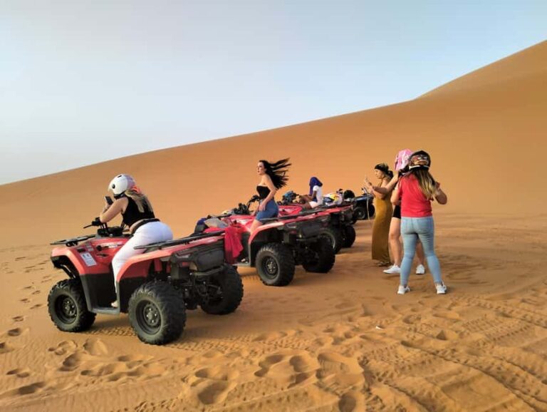 3 days desert sahara tour ,Camel ,Luxury Tent ,Quad ATV - The Journey Begins: Marrakech to the High Atlas