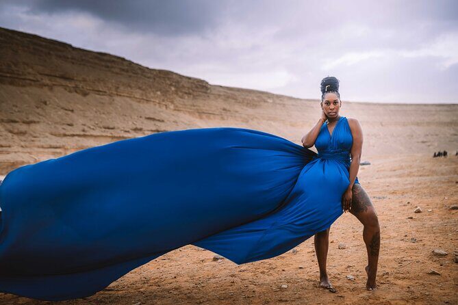 4 Hours Private Photoshoot in Giza with Flying Dress - The Selection of Haute Couture Gowns
