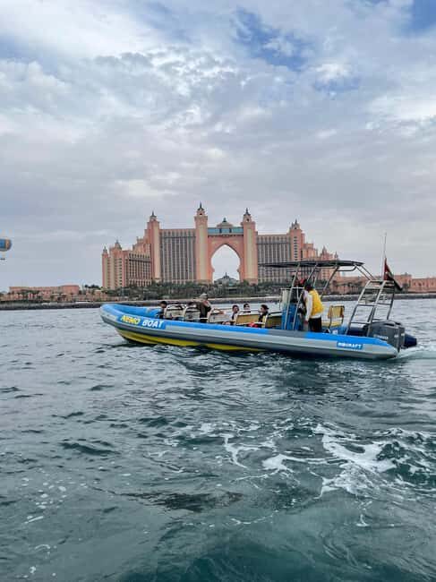 45-Min Boat Thrill: Burj Al Arab, Burj Khalifa & Ice Cream - Key Points