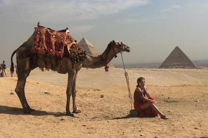 a camel ride in Sunset, with dinner Sound&Light Show at Giza Pyramids - The Sunset Camel Ride