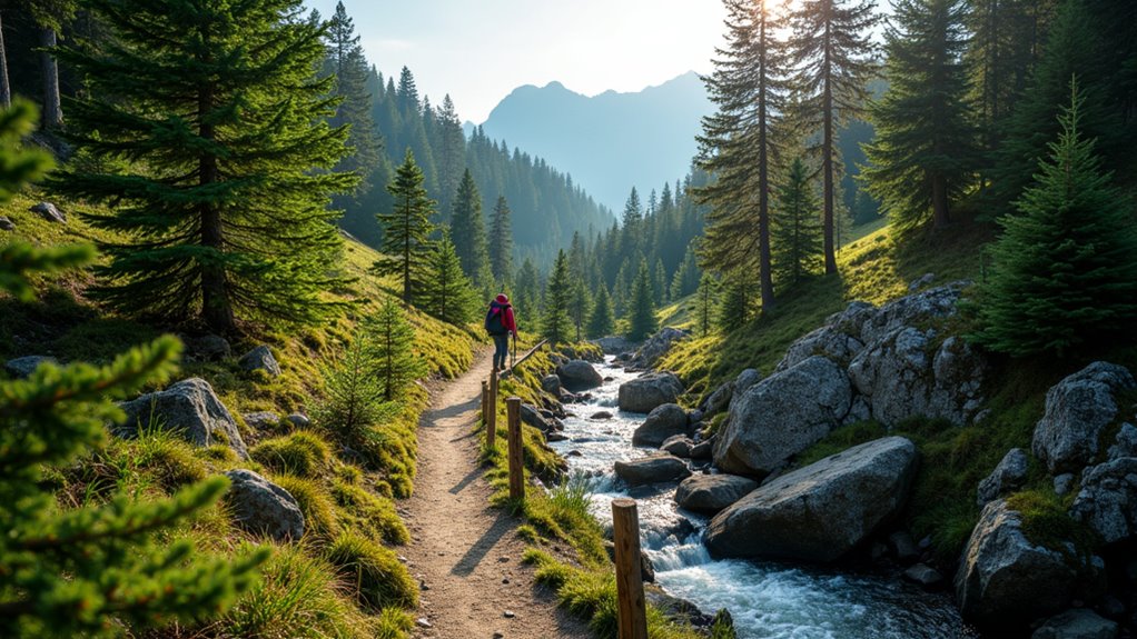 accessible alpine mountain trails