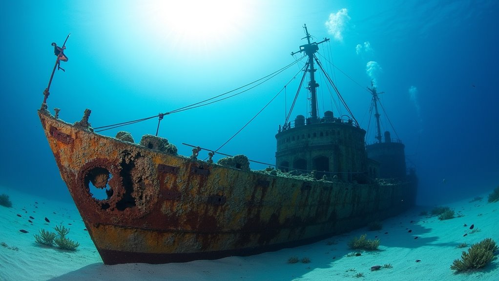 accessible wwii wreck diving
