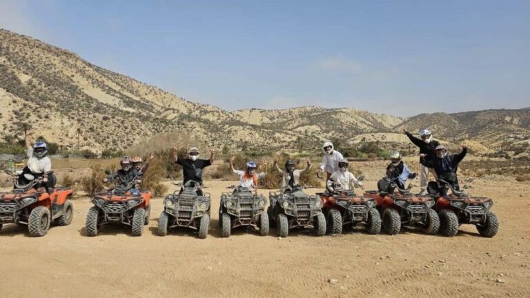 Agadir: Quad Bike Safari Desert With Moroccan Tea - The Scenic Terrain and Riding Experience