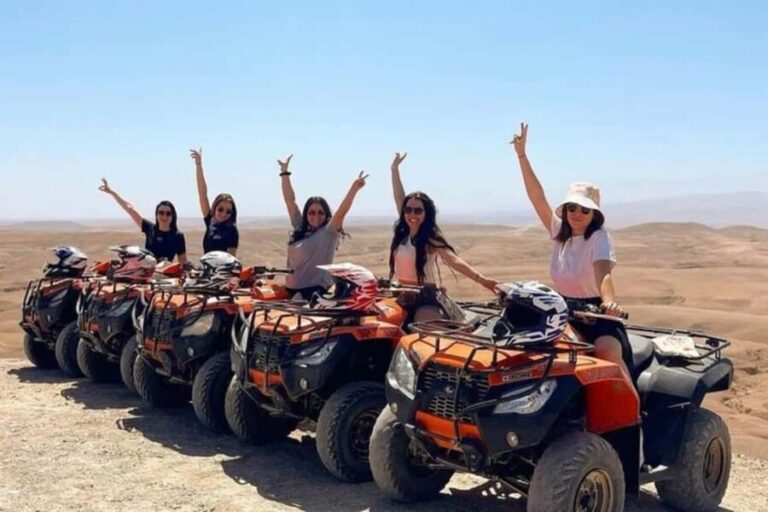 Agafay Desert Day: Quad Bike, Lunch & Swim Adventure - Visiting the Women’s Argan Oil Cooperative