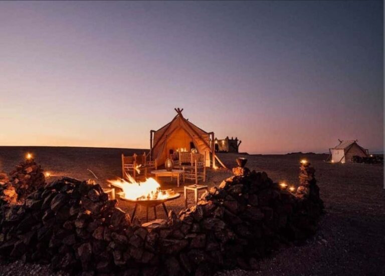 Agafay Desert: Quad Bike, Camel Ride & Dinner Show - The Desert Camp and Evening Entertainment