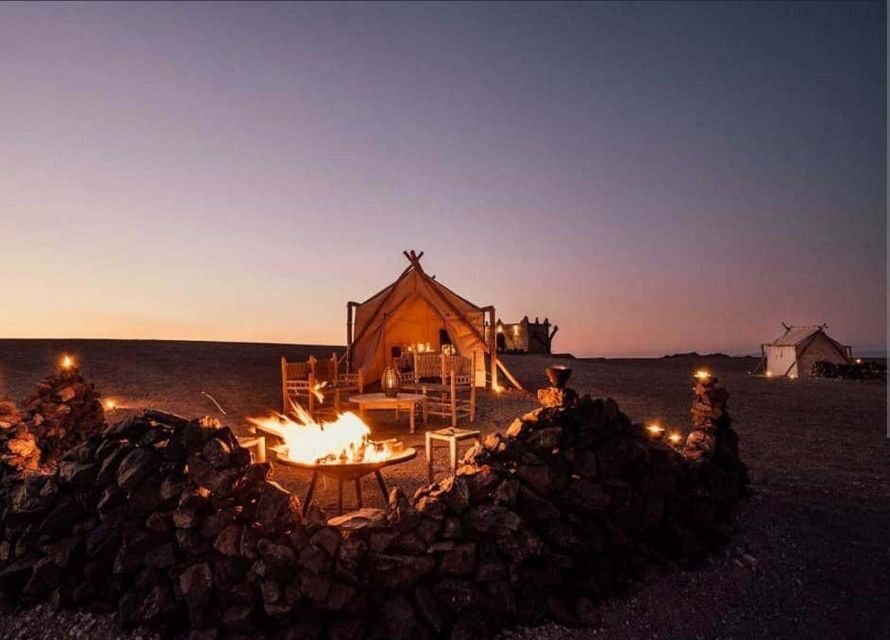 Agafay Desert: Quad Bike, Camel Ride & Dinner Show - The Desert Camp and Evening Entertainment