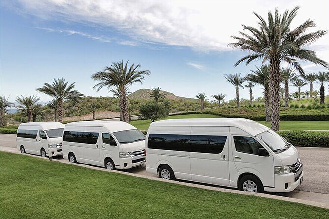 Airport Transfer to Cabo San Lucas & Pacific side Hotels & Villas Round Trip - Transportation Details and Group Capacity