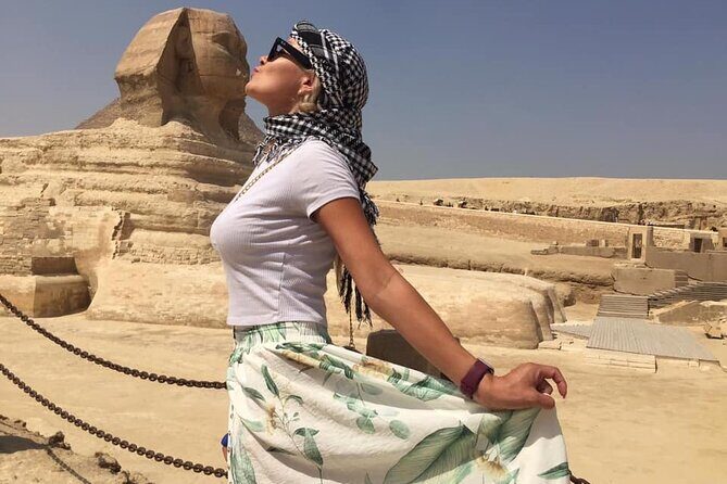 All Including Tour Private Giza Pyramids ,Sphinx ,Cairo Museum ,Camel Ride Lunch - Visiting the Great Pyramid of Khufu