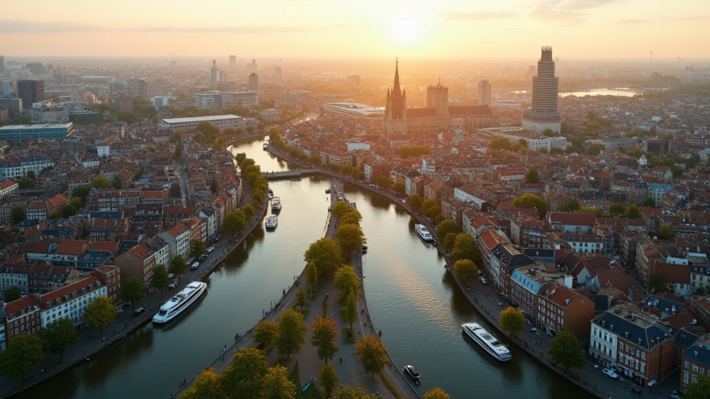 amsterdam skyline panoramic views