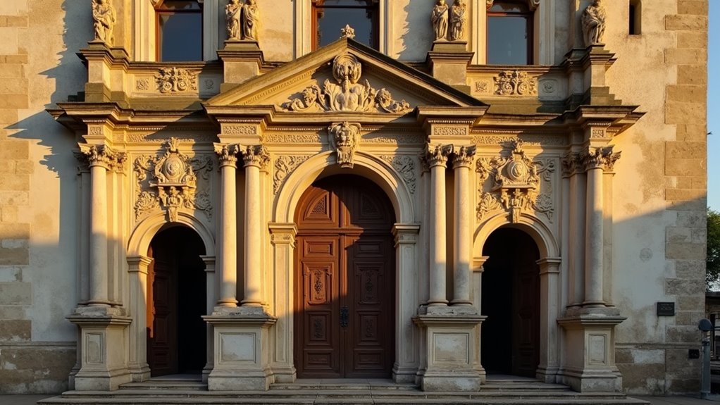 ancient baroque religious architecture