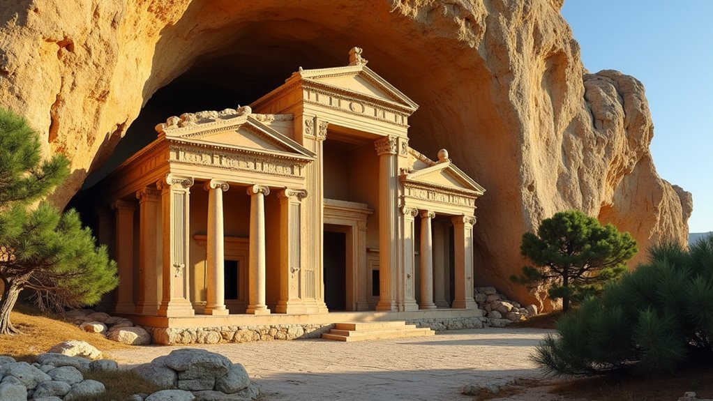 ancient lycian cliff tombs