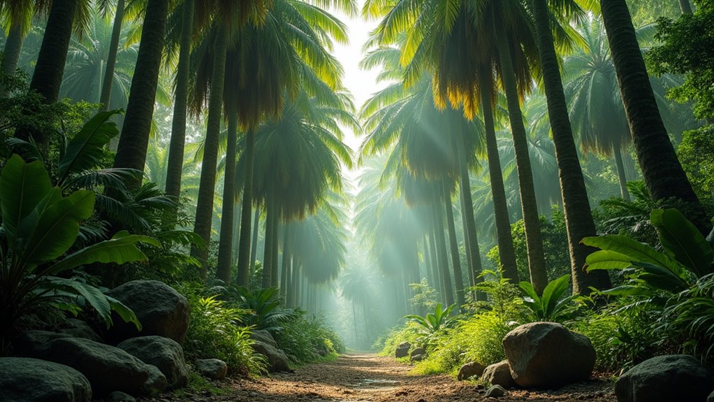 ancient palm forest sanctuary