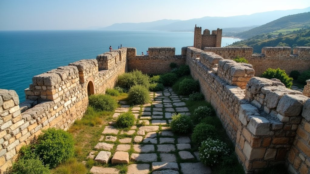 ancient roman fortress ruins