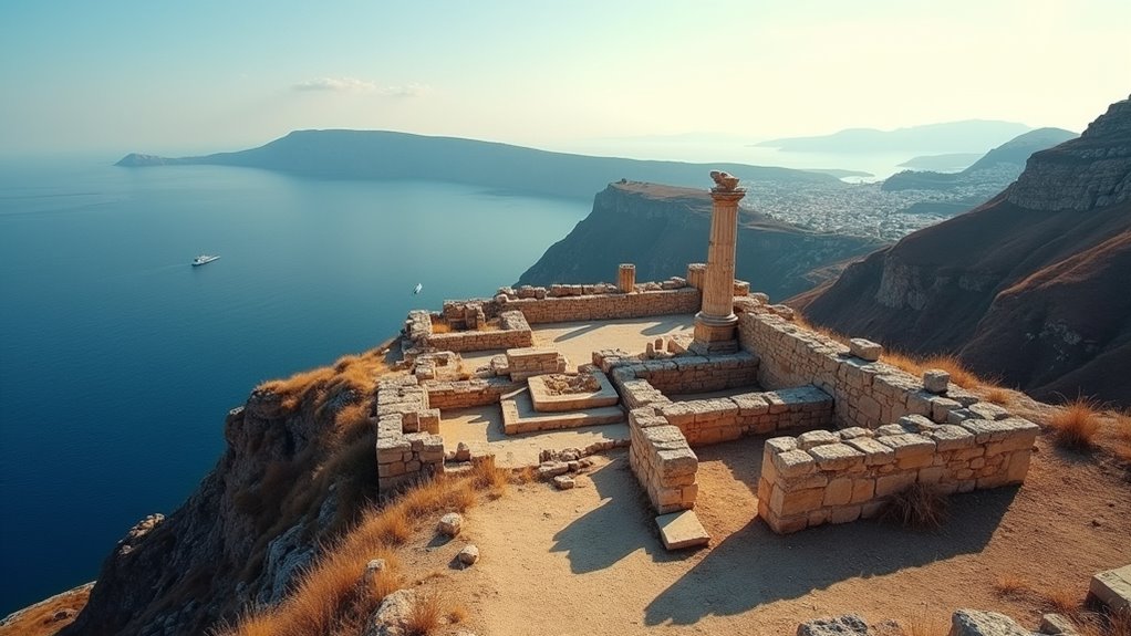 ancient ruins with panoramic views