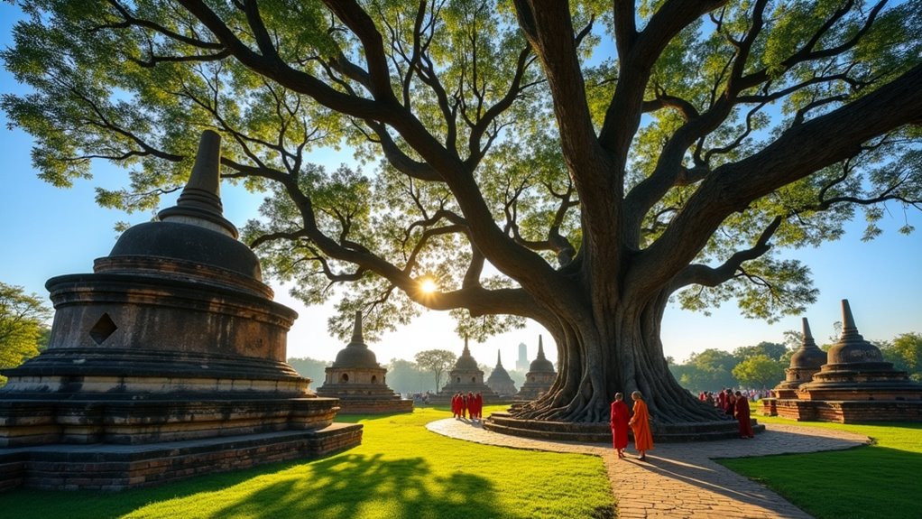 ancient sacred bodhi tree