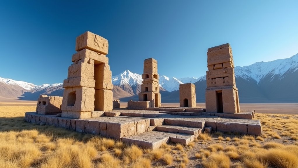 ancient tiwanaku archaeological site