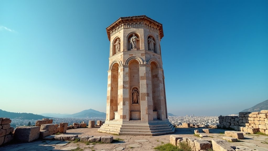 ancient weather tower and
