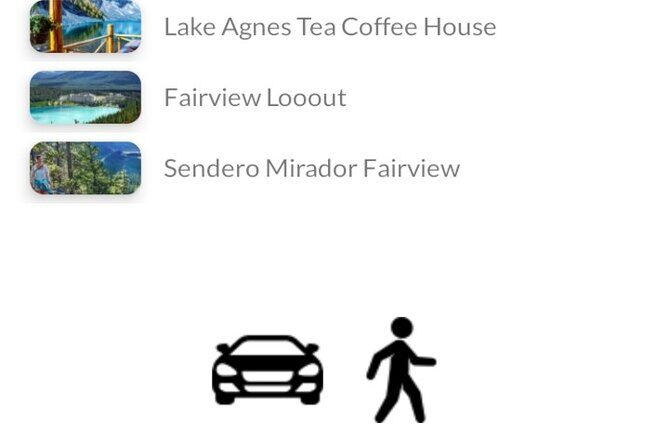 APP Banff self-guided routes with audio guides - Scenic Drives and Wildlife Viewing