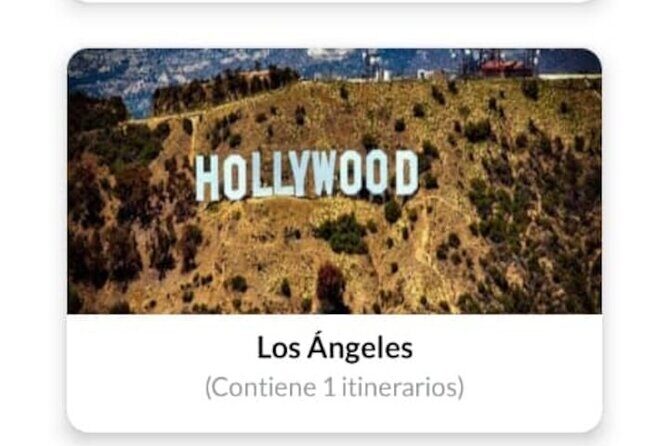 APP Self-Guided Route Los Angeles with Audioguide - A Detailed Look at the Itinerary
