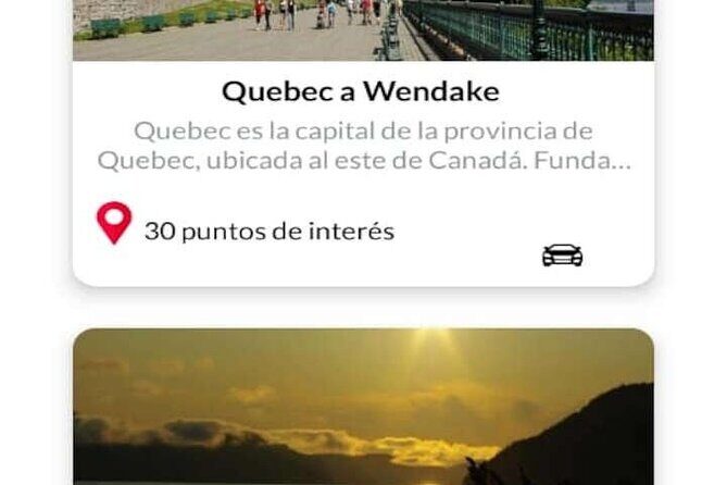 APP Self-Guided Tours Quebec with Audioguide - Navigating the Experience