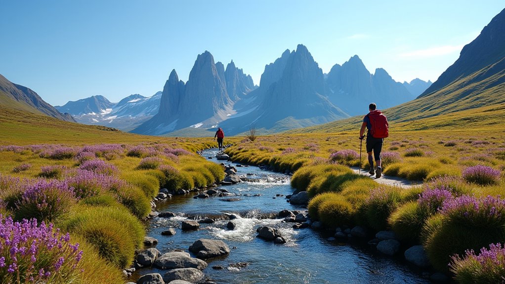 arctic wilderness hiking adventure