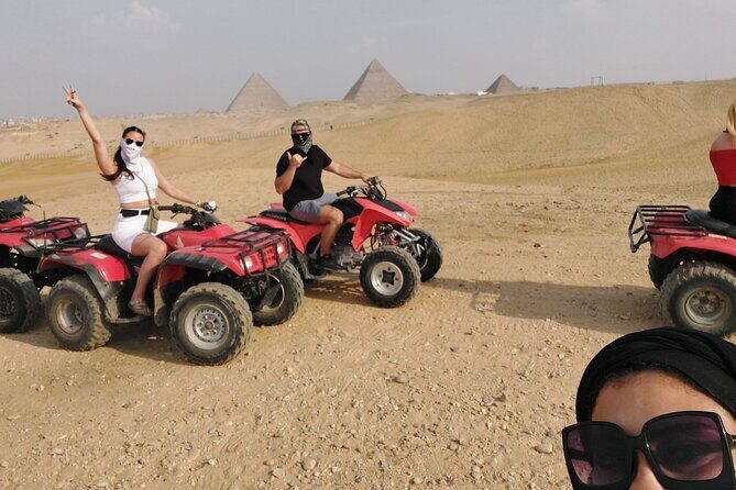 ATV quad bike ride at Giza pyramids - Discovering the Giza Pyramids from a New Perspective