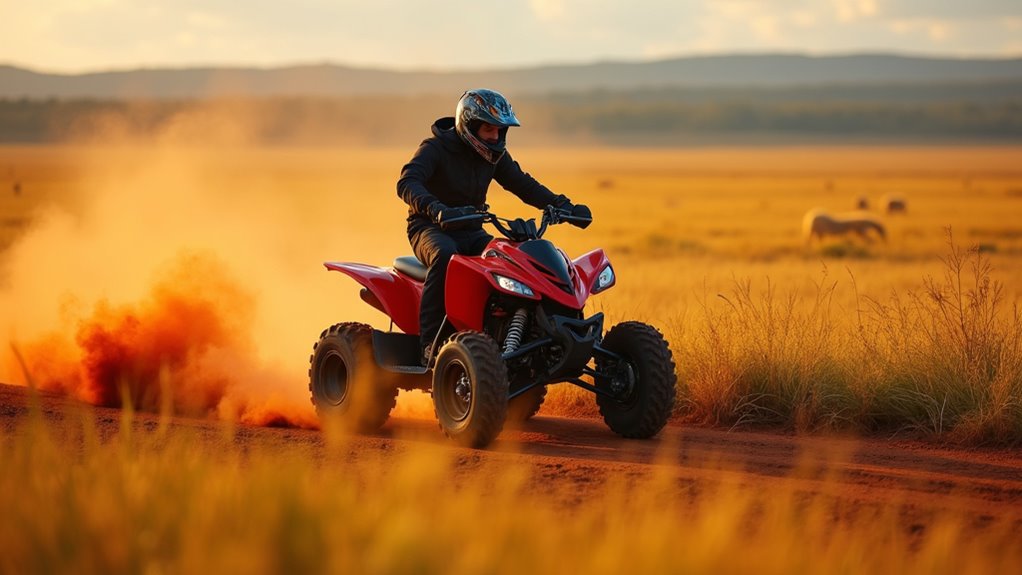 atv adventure through savannahs