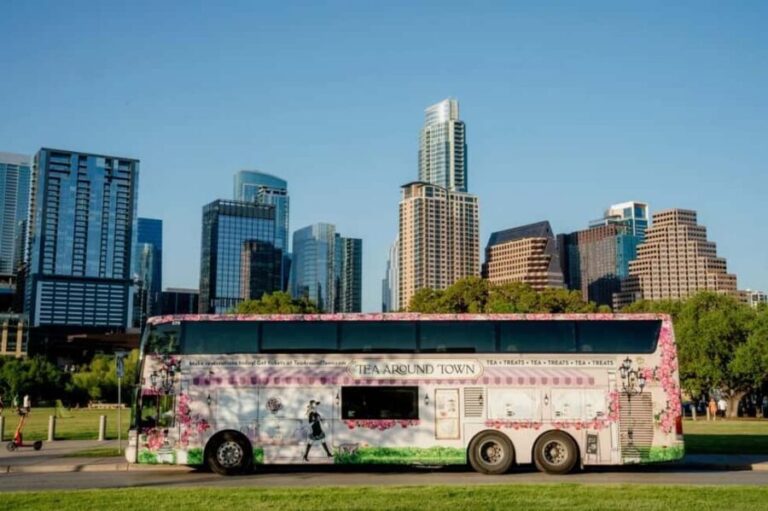 Austin: Tea Around Town Bus Tour with Live Music - The Tea and Bites: A Taste of Elegance