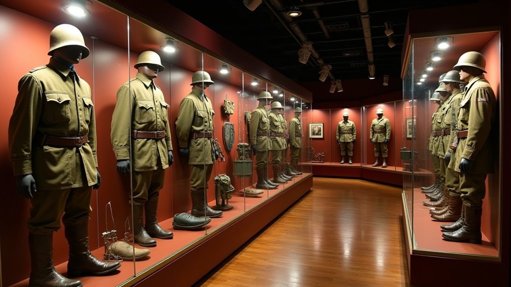 authentic battle artifacts exhibit