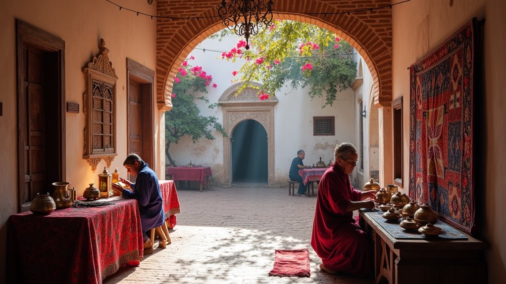 authentic kasbah craft shopping