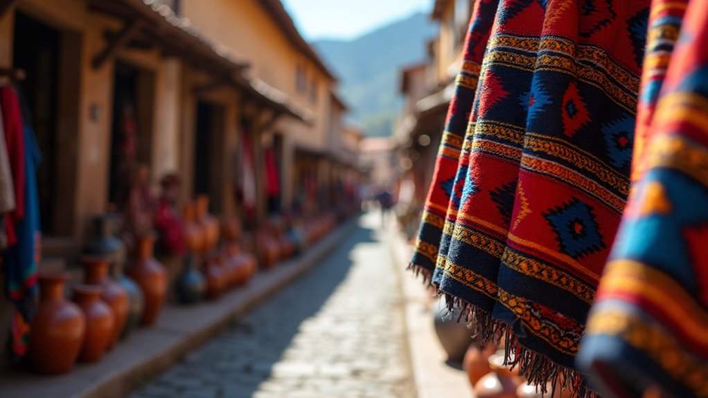 authentic maya textile markets