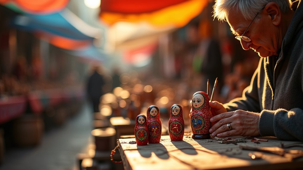 authentic russian crafts market
