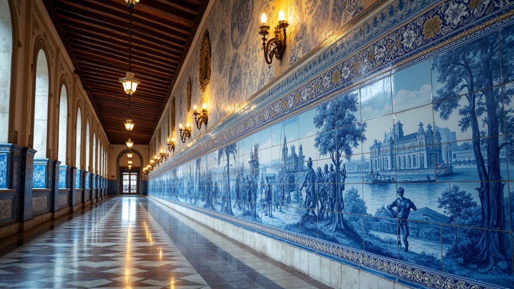 azulejo art historical scenes