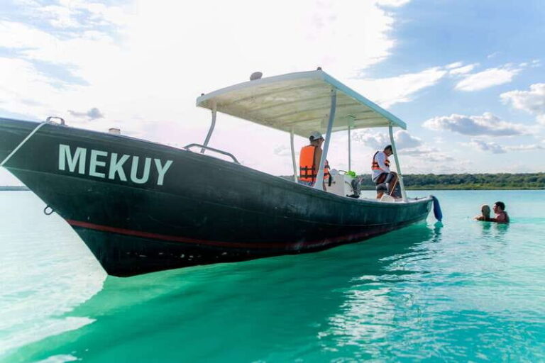 Bacalar: 3 Hour Boat Trip with Swimming & Drinks - The Itinerary Breakdown