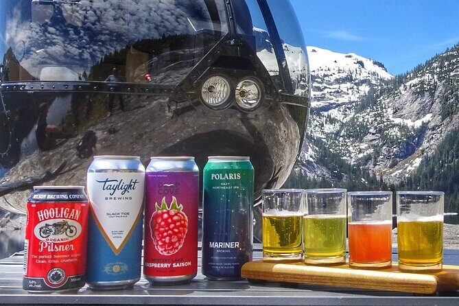 Backcountry Beer Tasting Heli-Tour & Landing (Depart SKY Hangar) - The Craft Beer Tasting: A Perfect Complement
