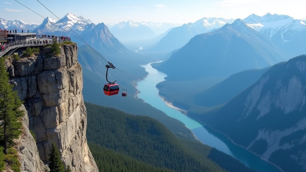 banff gondola mountain views