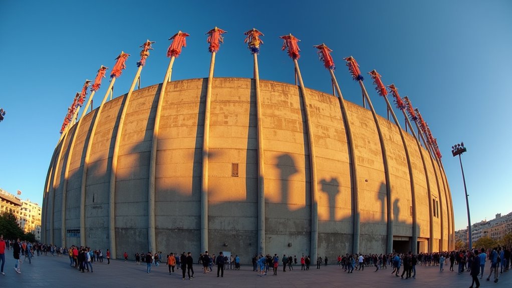 barcelona s iconic football stadium