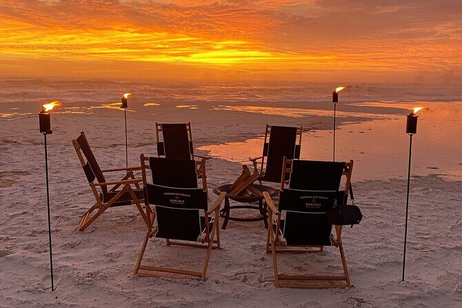Beach Bonfire Events in Panama City Beach - The Scenic Highlights: Sunset and Fire