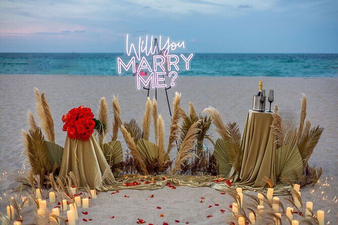 Beach Marriage Proposal - The Sum Up
