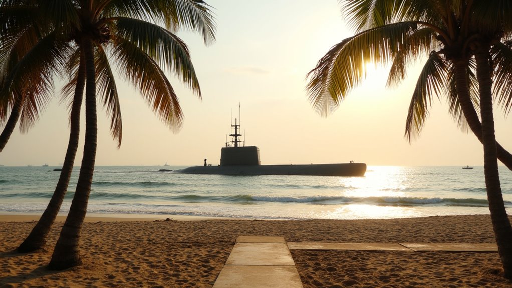 beachside submarine museum visits