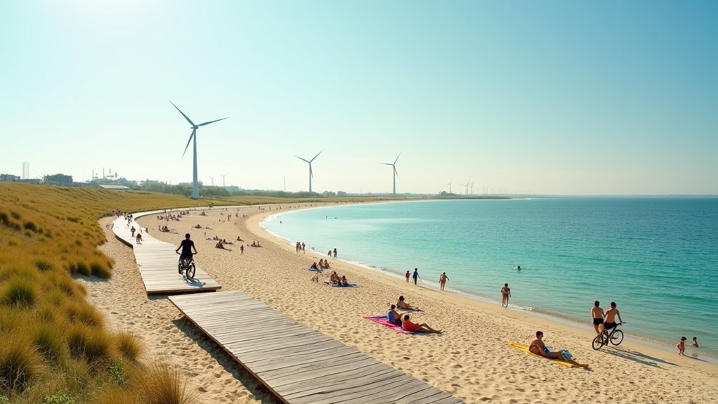beachside views and activities