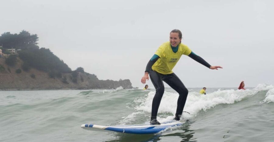 Beginner Surfing Lesson - Pacifica or Santa Cruz