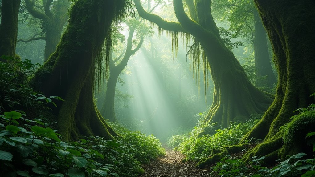 biodiverse cloud forest trails