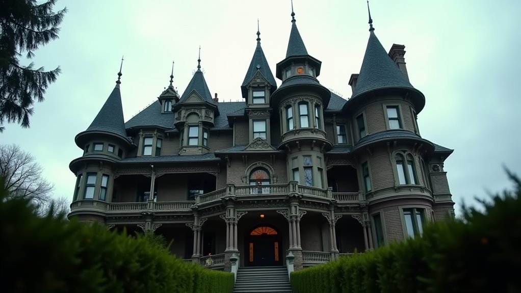 bizarre victorian mansion architecture