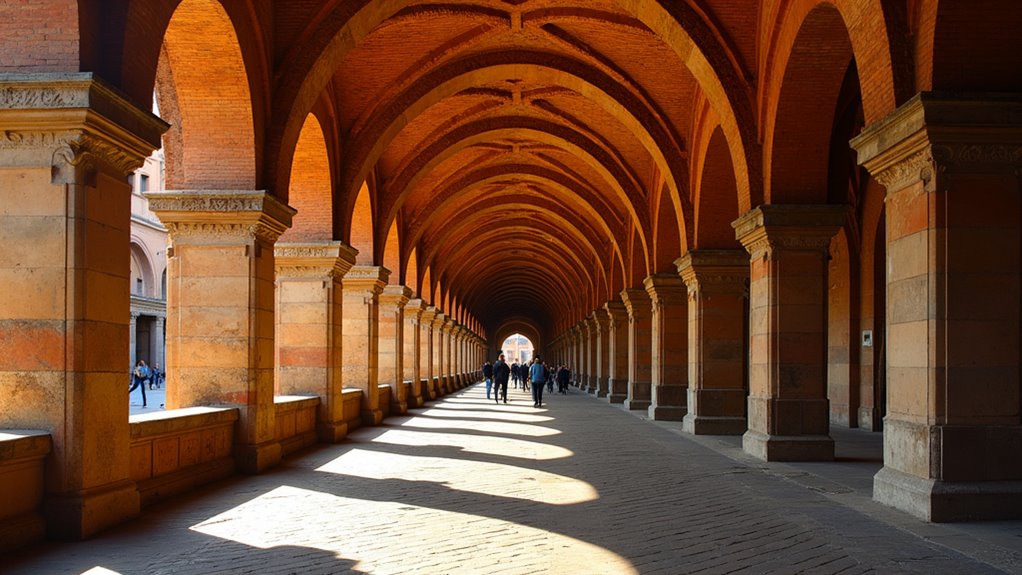 bologna s historic covered walkways